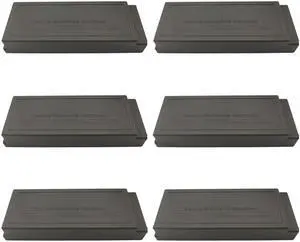 (6-Pack) Replacement Battery for Scanreco 592 592 16131 590 960 BS590 Cifa EA2512 Effer Fasse Fassi FBS590 HMF Kranfunksteuerung 590 Kranfunksteuerung 592 Kranfunksteuerung 790
