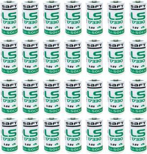 (30-Pack) Replacement for SAFT LS17330 2/3 A Size Lithium Battery 3.6V 2100mAh for Automated Meter Reading,Wireless Alarms and Security Devices, etc