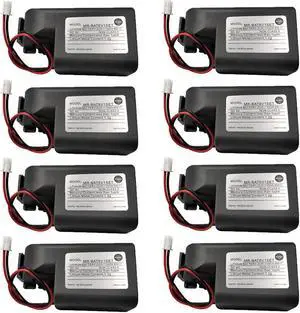 8PCS MR-BAT6V1SET 6V 1650mAh Non-Rechargeable Lithium Battery Replace for Mitsubishi MR-J4 PLC