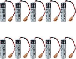 (10-Pack) 3.6V ER6V ER6VC119A ER6VC119B 2400mah Non-Rechargeable Lithium Battery Compatible with PLC Battery