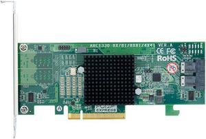 Areca ARC-1330-8i (8 Internal Port PCIe 3.0 12Gb/s SAS Host Adapter)
