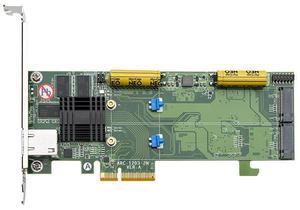 Areca ARC-1203-2N (PCIe 2.0 X4 to M.2 Cached NVMe Hardware RAID Adapter)