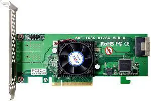 Areca ARC-1686-8I (8 Ports PCIe Gen 4.0 Cost-Effective RAID Adapters)