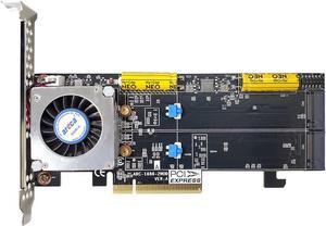 Areca ARC-1686-2NOD Tri-Mode Gen 4 PCIe Hardware RAID Adapter With 2 Bay M.2 NVMe Connector