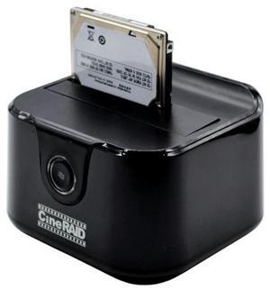 CineRAID CR-H116 USB 3.0 Docking Station for 2.5"/3.5" SATA SSD/HDD, UASP Supported, Up to 20TB, Tool-Free, Type-C Adapter, Compatible with Windows/Mac/Linux (Black)