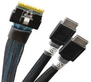 Areca SlimSAS SFF-8654 to x2 OCuLink SFF-8611 (0.75 Meter)