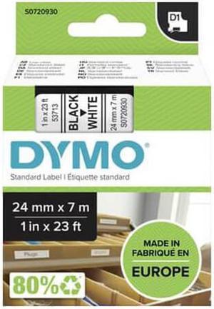 Dymo D1 Tape Label 24mmx7m - Black on White