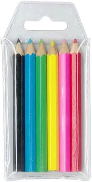 Dats Half Length Coloured Pencils 6pcs (36pk)