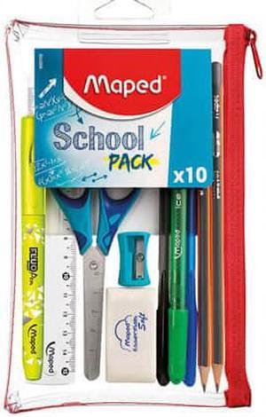 Maped Felt Tip Markers & Coloured Pencils Combo Pack (27pk