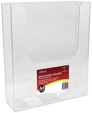 Deflecto Wall Mount Brochure Holder (A4) - Curved