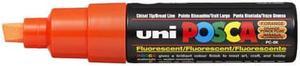 Uni Posca PC-8K Chisel Tip Paint Marker - Fluoro Orange