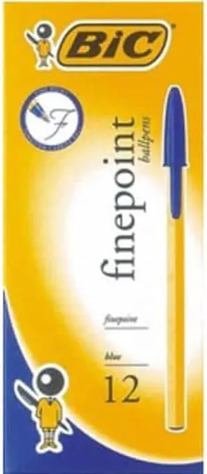 BiC Finepoint Ballpen (12/box) - Blue