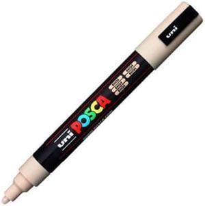 Uni Posca PC-5M Bullet Tip Paint Marker - Beige