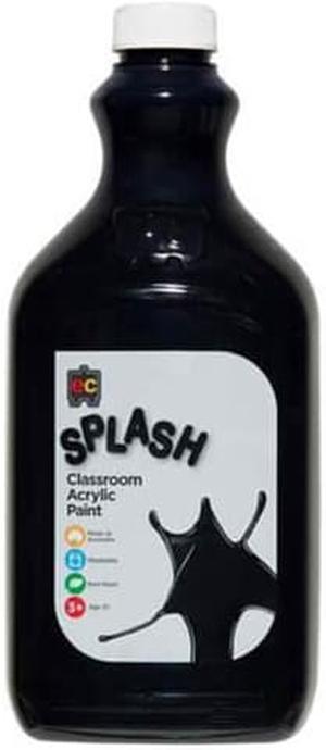 EC Splash Classroom Acrylic Paint 2L - Licorice Black