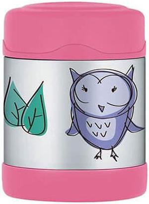 FUNtainer S/Steel Vacuum Insulated Holder - 290mL Food Owl