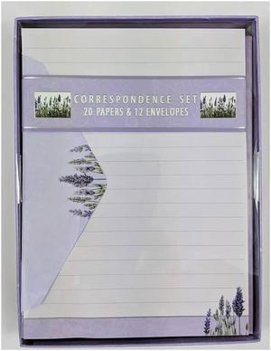 Ozcorp Lavender Correspondence Set (12 Envelope)