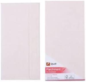 Quill Parchment Envelope DL (25pk) - Natural