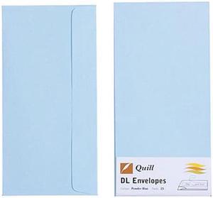 Quill Envelope 25pk 80gsm (DL) - Powder Blue