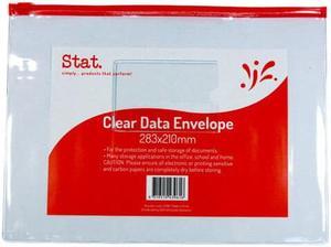 Stat Data Envelope (Clear) - 283x210mm
