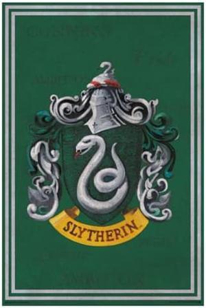 Harry Potter Crest Poster - Slytherin