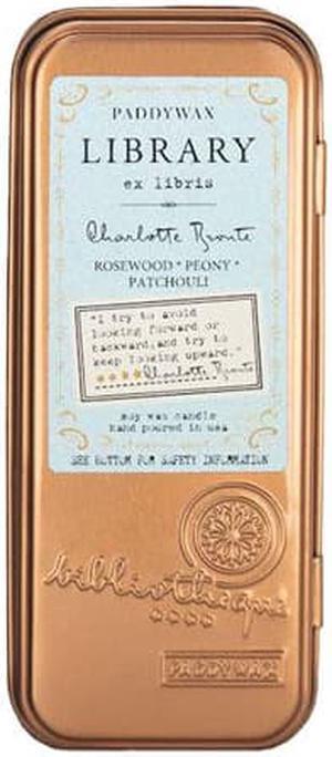 Paddywax Library Two Wick Travel Candle in Tin - Bronte