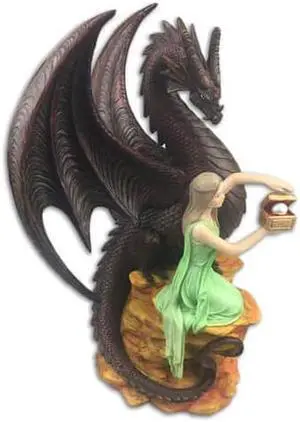 Dragons of Destiny Resin Plaque - Knealing