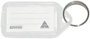 Kevron Key Tags (50pk) - Clear