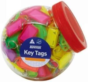 Kevron Key Tags Assorted - 150/tub