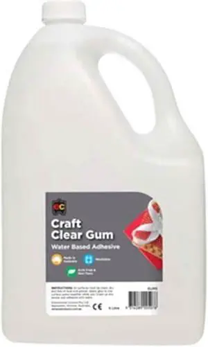 EC Clear Gum Water Based Craft Glue (5L)