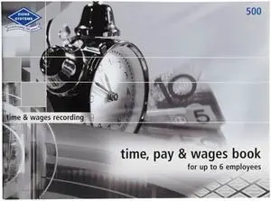 Zions Time, Pay and Wage Book (6 Employees)