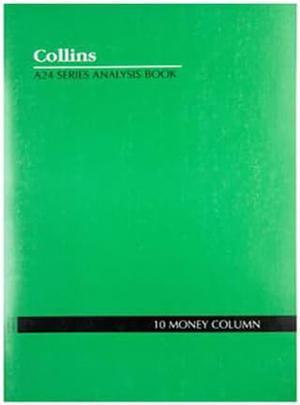 Collins Analysis Book 24 Leaves (A4) - 10 Money Column