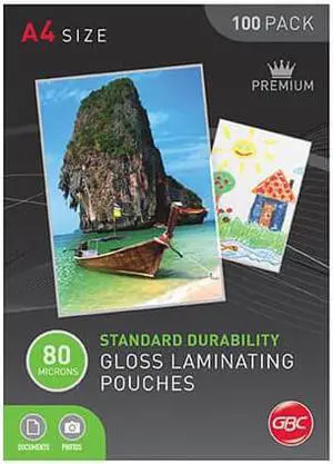 GBC Signature Laminating Pouches (100pk) - 80 micron A4 GBC Signature Laminating Pouches (100pk) - 80 micron A4