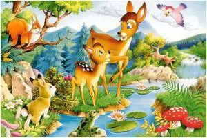Castorland Classic Little Deer Jigsaw Puzzle 120pcs