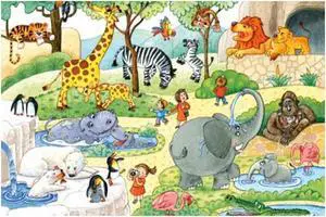 Castorland At the Zoo Puzzle 35pcs