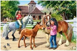 Castorland Classic Jigsaw Puzzle 70pcs - Stud Farm
