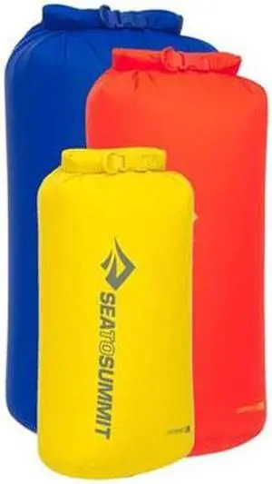 Lightweight Multi-Colour Dry Bag (Set of 3) - 8L,13L,20L