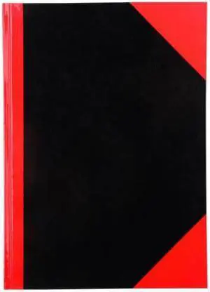 Cumberland Notebook A5 (Red & Black) - 100 Leaves