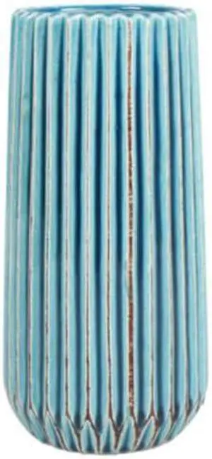 Taj Ceramic Vase (24.5x10.3cm) - Blue