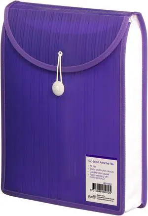 Bantex A4 Top Load Attache File, Violet Bantex A4 Top Load Attache File, Violet