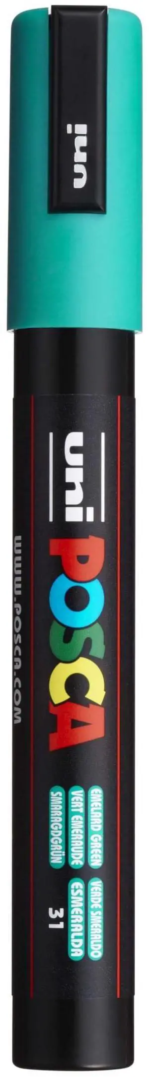 POSCA® PC-5M Paint Marker, Medium Reversible Tip (1.8-2.5mm), Emerald Green POSCA® PC-5M Paint Marker, Medium Reversible Tip (1.8-2.5mm), Emerald Green