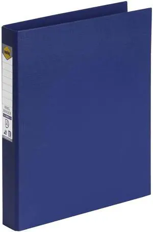 Marbig 2D PE Linen Ring Binder, 25 mm, Blue Marbig 2D PE Linen Ring Binder, 25 mm, Blue