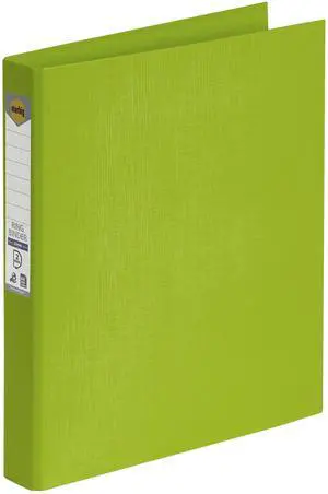 Marbig 2D PE A4 Linen Ring Binder, 25 mm, Lime Marbig 2D PE A4 Linen Ring Binder, 25 mm, Lime