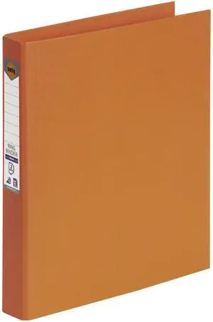 MARBIG(R) 2D PE A4 Linen Ring Binder, 25 mm, Orange MARBIG(R) 2D PE A4 Linen Ring Binder, 25 mm, Orange