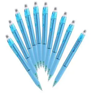 Mitsubishi Pencil URN18005.48 Erasable Ballpoint Pen Uni-Ball RE 0.5 Sky Blue 10 Pens Mitsubishi Pencil URN18005.48 Erasable Ballpoint Pen Uni-Ball RE 0.5 Sky Blue 10 Pens