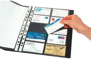 Marbig A4 Business Card Pockets 10 pieces Marbig A4 Business Card Pockets 10 pieces