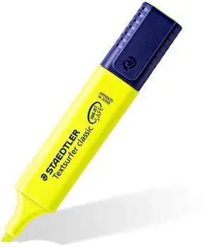 STAEDTLER 364-1 Textsurfer Classic Highlighter - Yellow (Box of 10) STAEDTLER 364-1 Textsurfer Classic Highlighter - Yellow (Box of 10)
