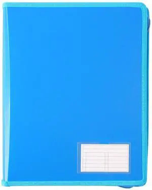 Bantex, Zipper Binder A4, 2D Ring, 25mm, Light Blue Bantex, Zipper Binder A4, 2D Ring, 25mm, Light Blue
