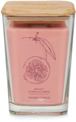 Yankee Candle Bright Pomelo & Amber Well Living Collection Large Square Candle, 19.5 oz. Yankee Candle Bright Pomelo & Amber Well Living Collection Large Square Candle, 19.5 oz.