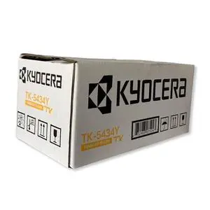 Kyocera TK-5434Y Genuine Toner Cartridge, Yellow, 1250 Prints Capacity Kyocera TK-5434Y Genuine Toner Cartridge, Yellow, 1250 Prints Capacity