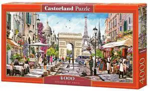 CASTORLAND 4000 Piece Jigsaw Puzzles, Essence of Paris, France, Eiffel Tower, Iconic Monuments, Adult Puzzles, Castorland C-400294-2 CASTORLAND 4000 Piece Jigsaw Puzzles, Essence of Paris, France, Eiffel Tower, Iconic Monuments, Adult Puzzles, Castorland C-400294-2